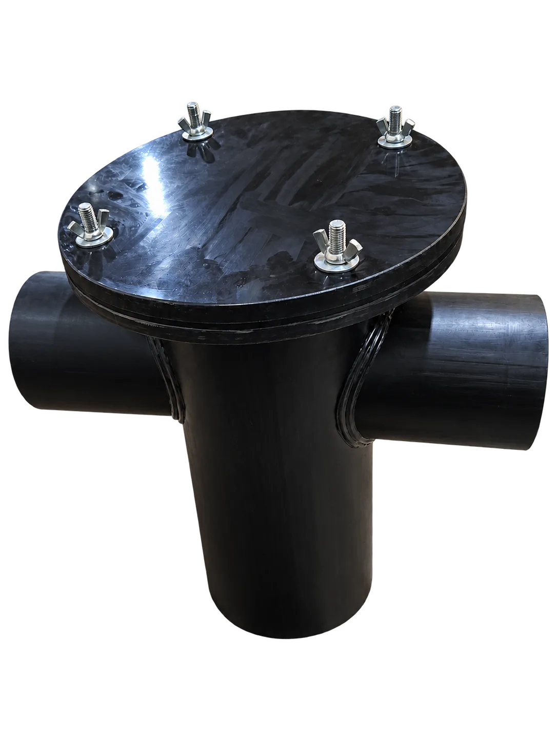 HDPE Gully Trap 2 Way side view