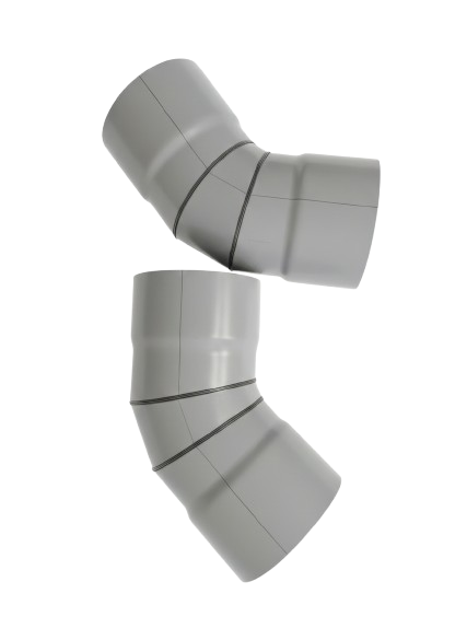 Fabricated Bend 45-degree by AAMCO for industrial projects in Saudi Arabia