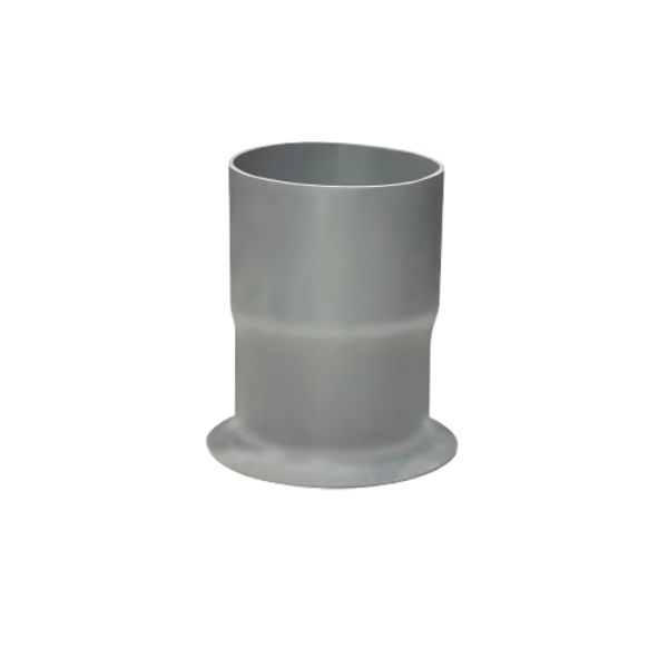 Grey uPVC bell end pipe fitting manufactured by AAMCO in Saudi Arabia